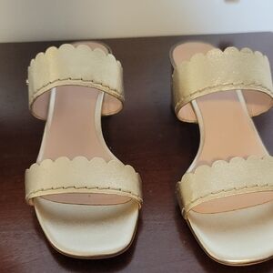 NWOT Kate Spade Elegant Gold Women's Sandals